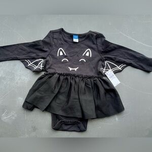 Adorable Black Bat Costume for Kids
